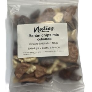 Chips banánový v mix čokoláde
