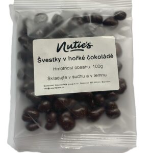 Sušené slivky v horkej čokoláde